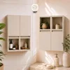 Hängeschrank Badezimmer, 75x56x25 cm, Kaschmirfarbe Matt, 6 Produktbild-Vorschau 5