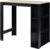 Barový stůl "Danderyd" 120 x 60 x 106 cm se 3 policemi Náhled obrázku produktu 3