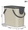 Rotho Mülltrennsystem 25L Albula - 3er Set Mülleimer - Produktbild-Vorschau 2
