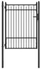 vidaXL Cancello da recinzione HORST 100 x 125 cm in metallo Anteprima dell’immagine prodotto 1