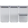 4x1 Brabantia Vorratsdose Tasty eckig, hellgrau Produktbild-Vorschau 3
