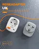 TESSAN 2er Pack Adapter England Deutschland Stecker 3 in 1 Produktbild-Vorschau 2