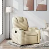 vidaXL Relaxsessel Creme Stoff Produktbild-Vorschau 2