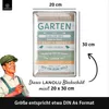 Gartenregeln Schild - Blechschilder Garten mit Sprüchen - Produktbild-Vorschau 11
