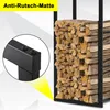 Vigevee Kaminholzregal 150 × 60 × 25, Metall Brennholzregal Produktbild-Vorschau 4