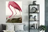 MuchoWow® Poster Flamingo - Vogel - Vintage - Wasser - Rosa Produktbild-Vorschau 4
