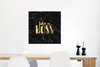 MuchoWow® Poster Zitat - Chef - Gold - Marmor 50x50 cm - Produktbild-Vorschau 5