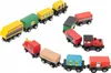 A collection of toy trains on a white background. Produktbild-Vorschau