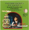 Candele piramidali 17/100 bianche – Set di 12 candele Anteprima dell’immagine prodotto 3