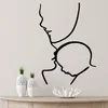 Wallity, Family, Wanddeko, Schwarz, Metall, 72 x 50 x 0,15 Produktbild-Vorschau 1