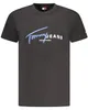 Nachhaltiges Herren T-Shirt Schwarz mit Logo-Druck aus Produktbild-Vorschau 1