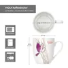 sada 6 hrnků Viola 350ml porcelánové šálky 6 osob květiny Náhled obrázku produktu 6