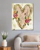 Zuty - Malen nach Zahlen - ROSA HERZ MIT BLUMEN II (HALEY Produktbild-Vorschau 2