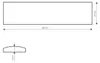 MG Design Polsterpaneel 30 x 120 cm in Beige - 3D Produktbild-Vorschau 5