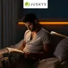 Juskys Polsterbett Paris 140 x 200 cm Kunstleder mit LED, Produktbild-Vorschau 8