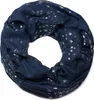 styleBREAKER Damen Loop Schal mit Metallic Sterne Print | Produktbild-Vorschau 1