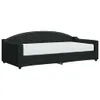 vidaXL Dagbed met matras, zwart, 90x200 cm, stof Productafbeelding-voorbeeld 1