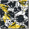 Coloray Uhr auf Leinwand 30x30 cm Wand Uhr Dekoration Produktbild-Vorschau 1