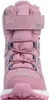 A close-up front view of a pink child's boot. Podgląd zdjęcia produktu