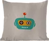 MuchoWow® Outdoor Kissen - Roboter - Gesicht - Antenne - Produktbild-Vorschau 1