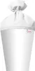 A white school cone with a drawstring closure. Anteprima dell’immagine prodotto