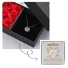 À ma mère - Collier 2en1 motif trèfle et cœur avec boîte à Voir les images du produit 2
