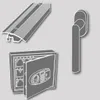 ABUS Tür-Schutzbeschlag KLS114 F1, Aluminium, 21032 Produktbild-Vorschau 4