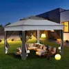 Skladací pavilón Izrielar Pop-up 3,3×3,3×2,68 m – záhradný Náhľad obrázku produktu 15
