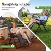 Sekey Liegestuhl Klappbar bis 150 kg Sonnenliege mit Produktbild-Vorschau 2