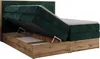 MKS MEBLE Boxspringbett WOOD CLASSIC KING, Doppelbett mit Produktbild-Vorschau 6