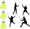 Set di volani da badminton, giallo, resistente, Anteprima dell’immagine prodotto 2
