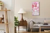 Wandbild Leinwand Bilder mit Uhr Geräuschlos 30x60 Kunst Produktbild-Vorschau 3