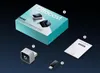 Product packaging and accessories for an Ottocast Mini Cube CarPlay Wireless Adapter. Anteprima dell’immagine prodotto