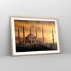 Gerahmtes Poster - Rahmen in heller Eiche - Sonnenuntergang Produktbild-Vorschau 8