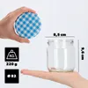KADAX 48x Słoik Słoiki 425ml Szklany Na Przetwory Ogórki Podgląd zdjęcia produktu 3