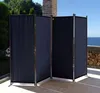 Paravent 4 Teilig 165 x 220 cm Schwarz - Garten & Balkon Produktbild-Vorschau 10