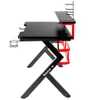 Huzaro Hero 5.0 Bureau de jeu avec accessoires, Noir, Voir les images du produit 36