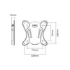 Goobay TV-Wandhalter Basic FIX S 23-42z starr 25kg Produktbild-Vorschau 17