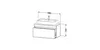 Konsolenunterschrank DURASTYLE 512x1000x478mm graphit matt Produktbild-Vorschau 2