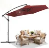Parasol Izrielar 3 m rouge Parasol de jardin avec Voir les images du produit 1