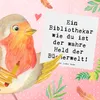 Mr. & Mrs. Panda Grußkarte Spruch Bibliothekar Held - Weiß Produktbild-Vorschau 5