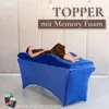 Wellen-Matratze (curved lash bed topper) mit Memory-Schaum Produktbild-Vorschau 1