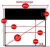 1:1 Rollolux Heimkino Beamerleinwand Motorleinwand 160 x Produktbild-Vorschau 3