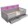 Flieks Kinderbett 90x200cm mit 2 Schubladen, Holzbett Produktbild-Vorschau 7