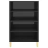 vidaXL Sideboard Hochglanz-Grau 57x35x90 cm Holzwerkstoff Produktbild-Vorschau 4
