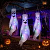 Halloween-decoratieve geesten met ledlicht - Set van 3 - Productafbeelding-voorbeeld 6