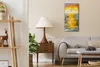 Wandbild Leinwand Bilder mit Uhr 30x60 Sonnenuntergangs auf Produktbild-Vorschau 3