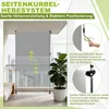 UISEBRT Klemmmarkise 120 × 310 cm Vertikalmarkise Produktbild-Vorschau 5