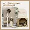 Pawhut Strom pro kočky, 150 cm, Strom pro kočky s domečkem Náhled obrázku produktu 4