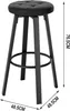 Barhocker – Anthrazit – Ergonomisch – Mit Rückenlehne – Produktbild-Vorschau 7